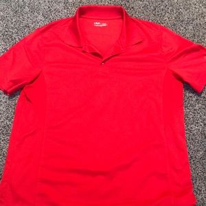 Red Golf Polo
